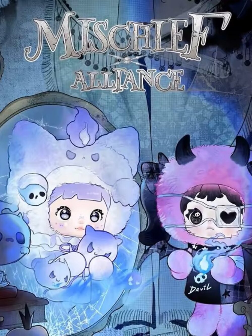 Top Toy Nommi x Heymi Mischief Alliance Plush Pendant Series - Wolf Girl - Picture 2 of 6